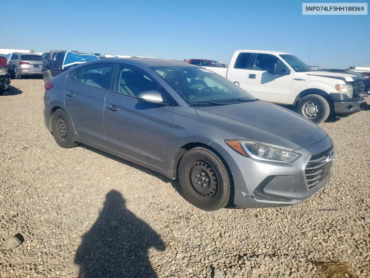 5NPD74LF5HH188369 2017 Hyundai Elantra Se