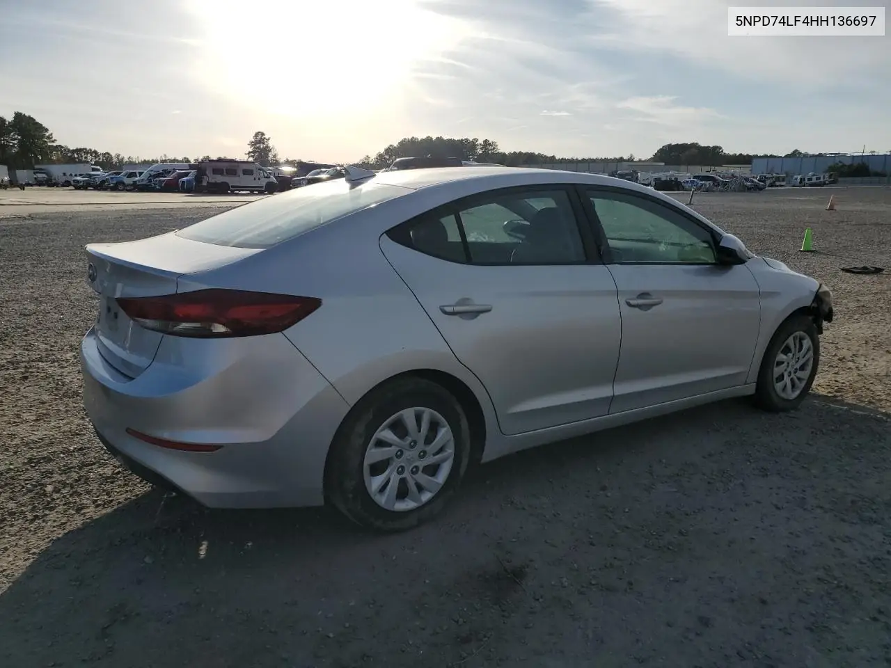 5NPD74LF4HH136697 2017 Hyundai Elantra Se