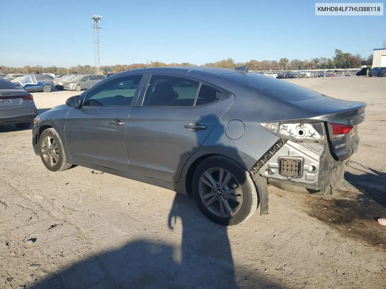 KMHD84LF7HU388118 2017 Hyundai Elantra Se