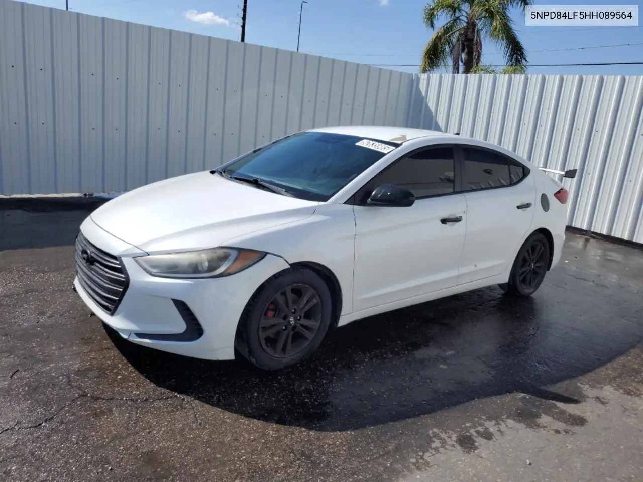 5NPD84LF5HH089564 2017 Hyundai Elantra Se