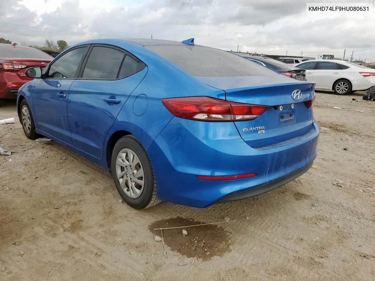KMHD74LF9HU080631 2017 Hyundai Elantra Se