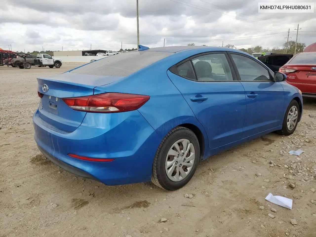 KMHD74LF9HU080631 2017 Hyundai Elantra Se