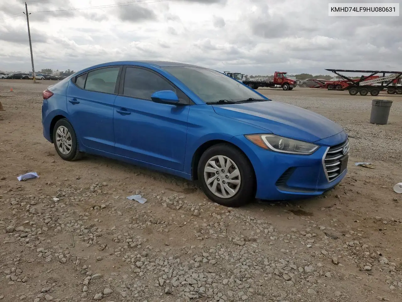 KMHD74LF9HU080631 2017 Hyundai Elantra Se
