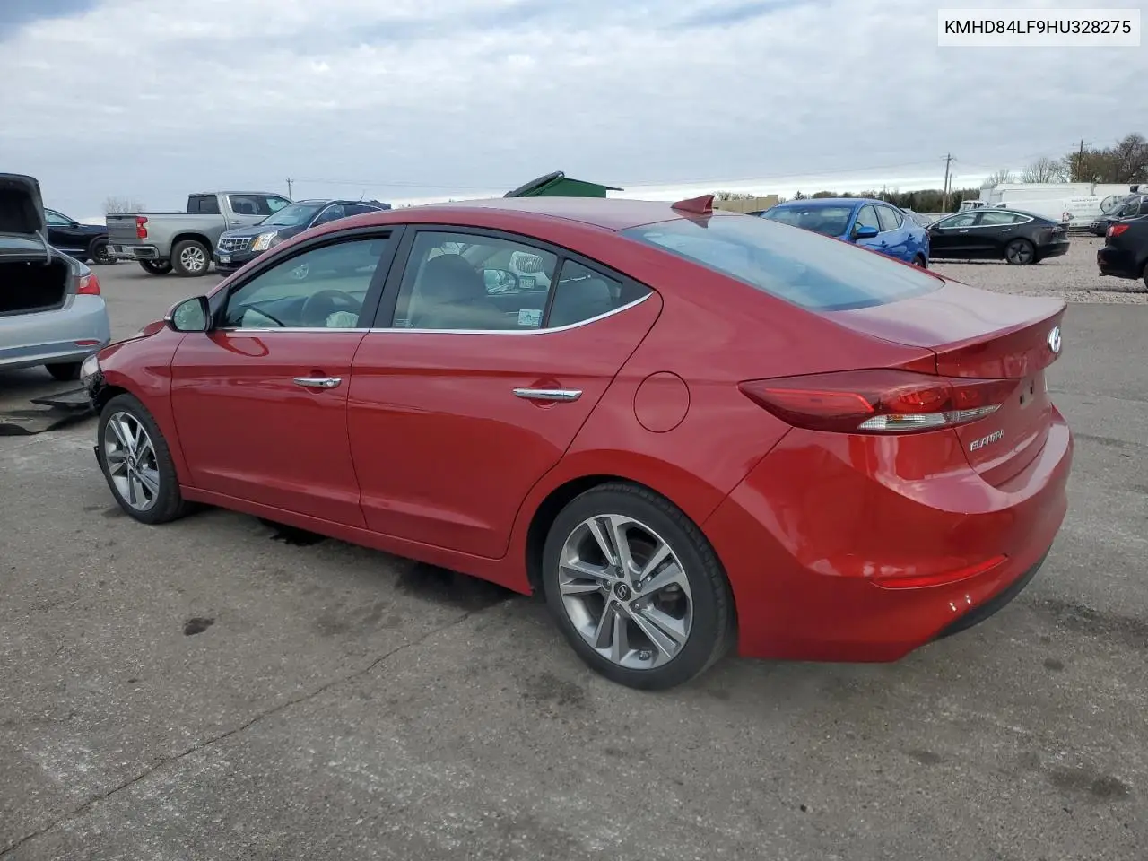 KMHD84LF9HU328275 2017 Hyundai Elantra Se