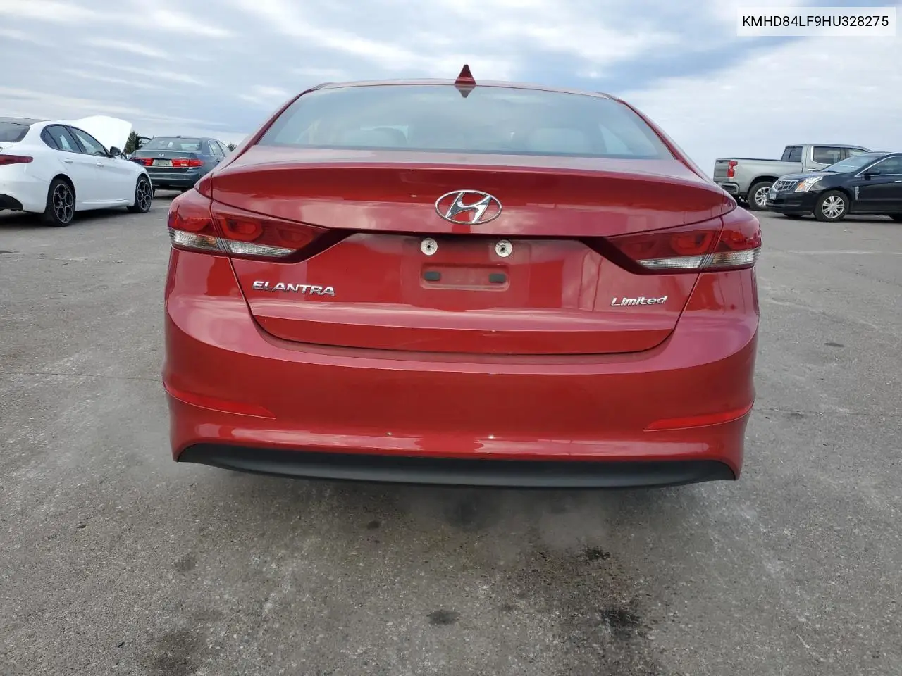 KMHD84LF9HU328275 2017 Hyundai Elantra Se