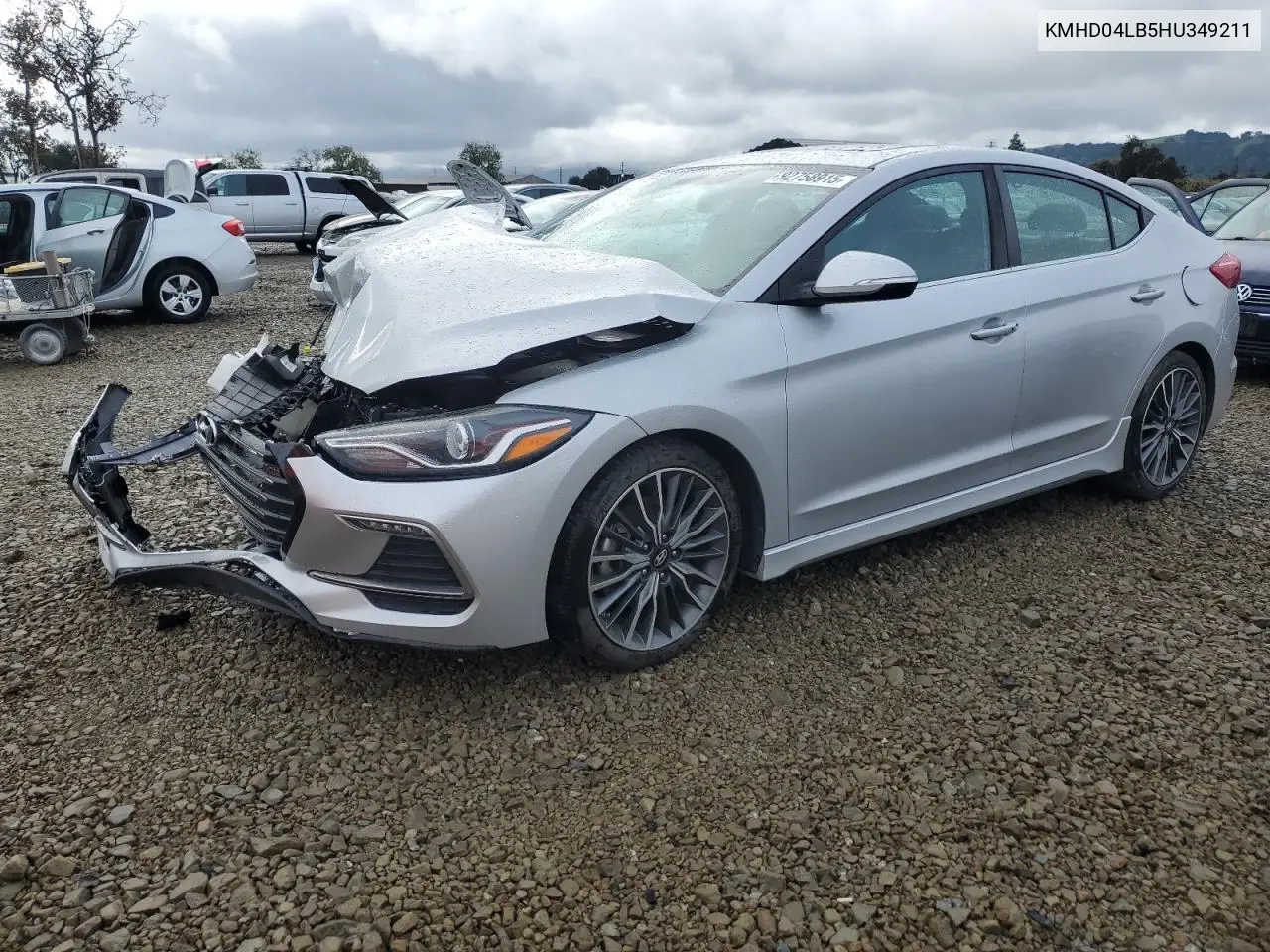 KMHD04LB5HU349211 2017 Hyundai Elantra Sport