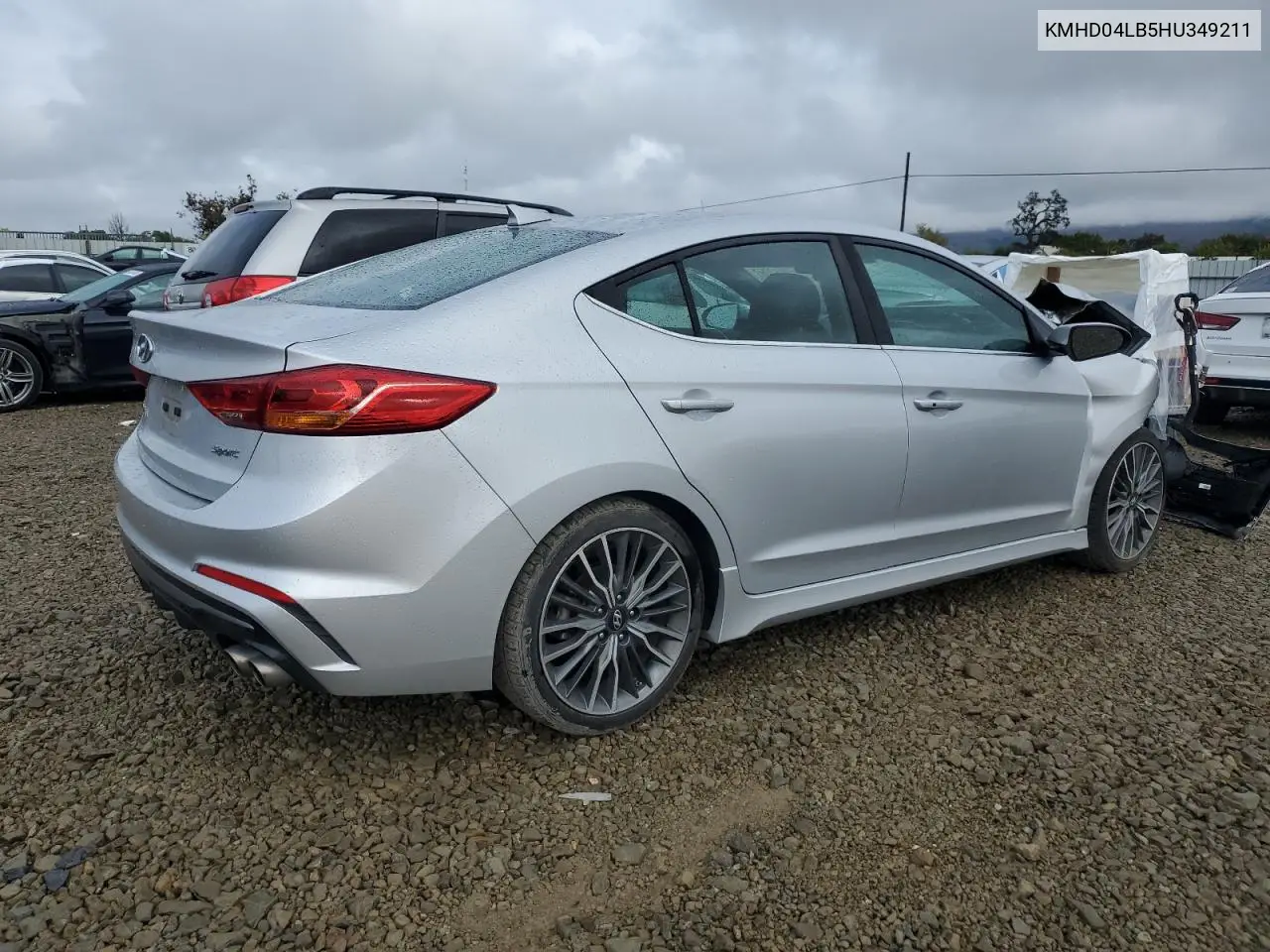 KMHD04LB5HU349211 2017 Hyundai Elantra Sport