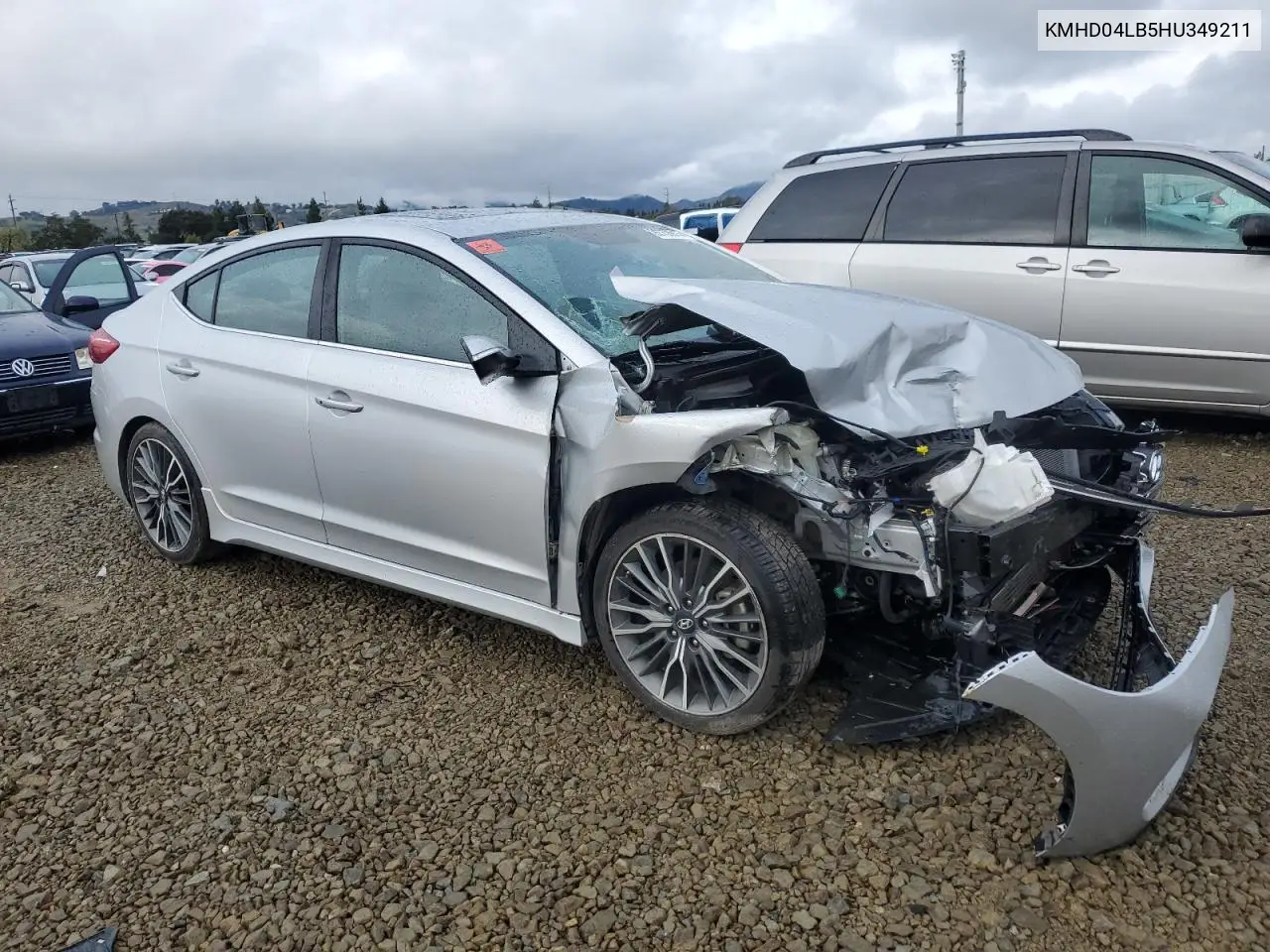 KMHD04LB5HU349211 2017 Hyundai Elantra Sport