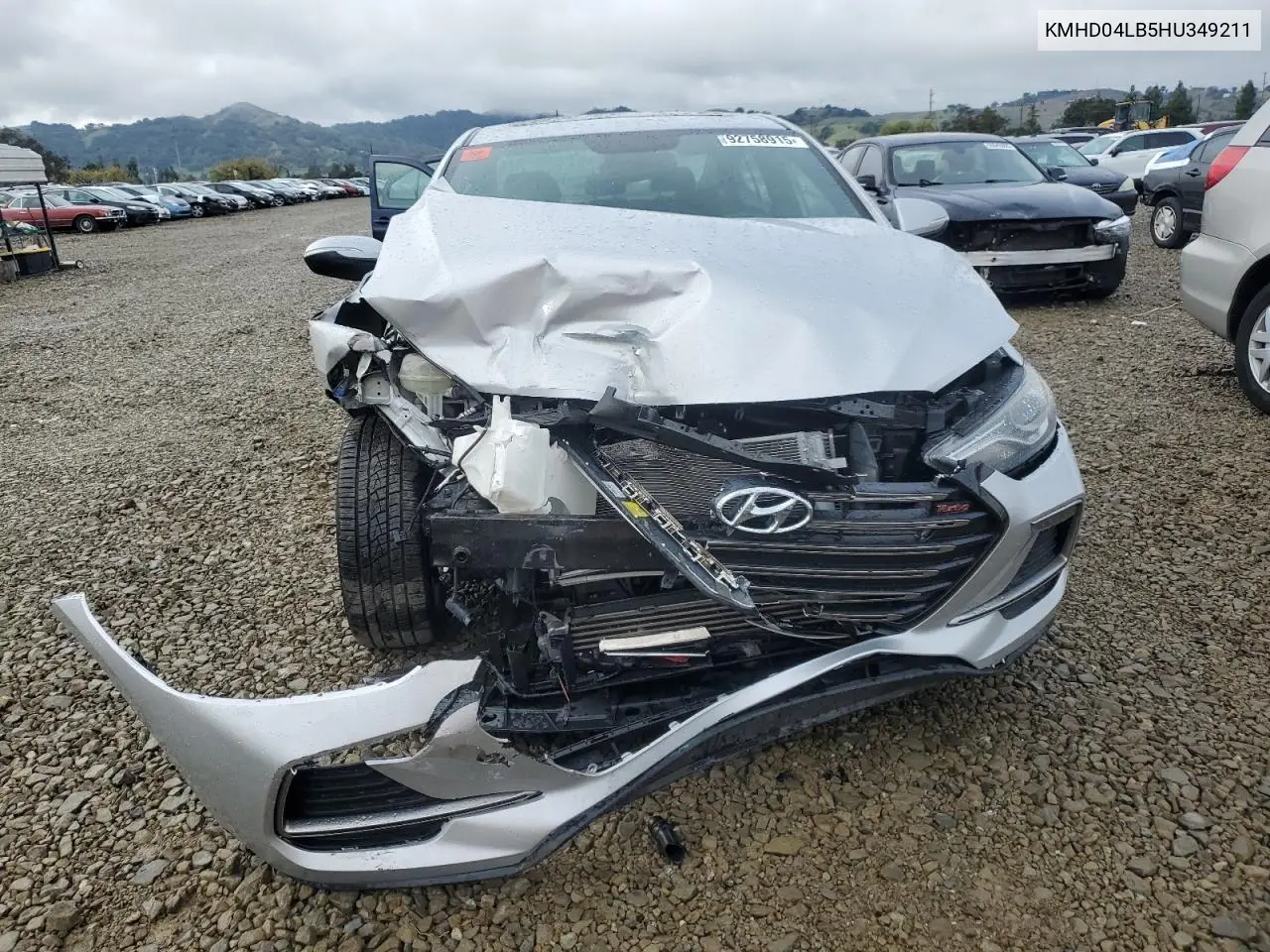 KMHD04LB5HU349211 2017 Hyundai Elantra Sport