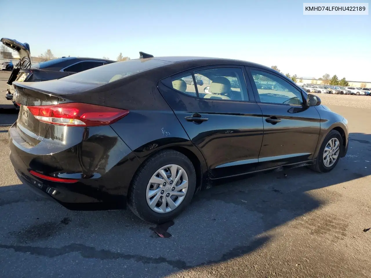 KMHD74LF0HU422189 2017 Hyundai Elantra Se