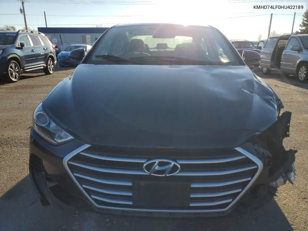 KMHD74LF0HU422189 2017 Hyundai Elantra Se