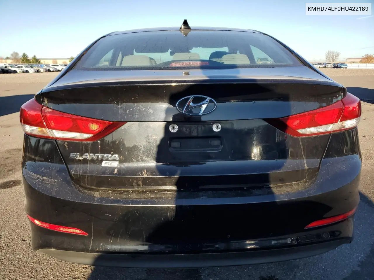 KMHD74LF0HU422189 2017 Hyundai Elantra Se