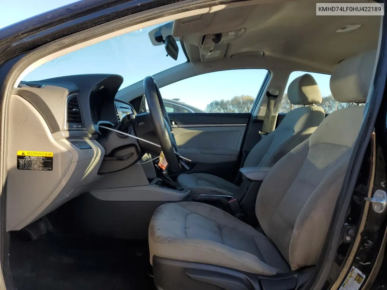 KMHD74LF0HU422189 2017 Hyundai Elantra Se