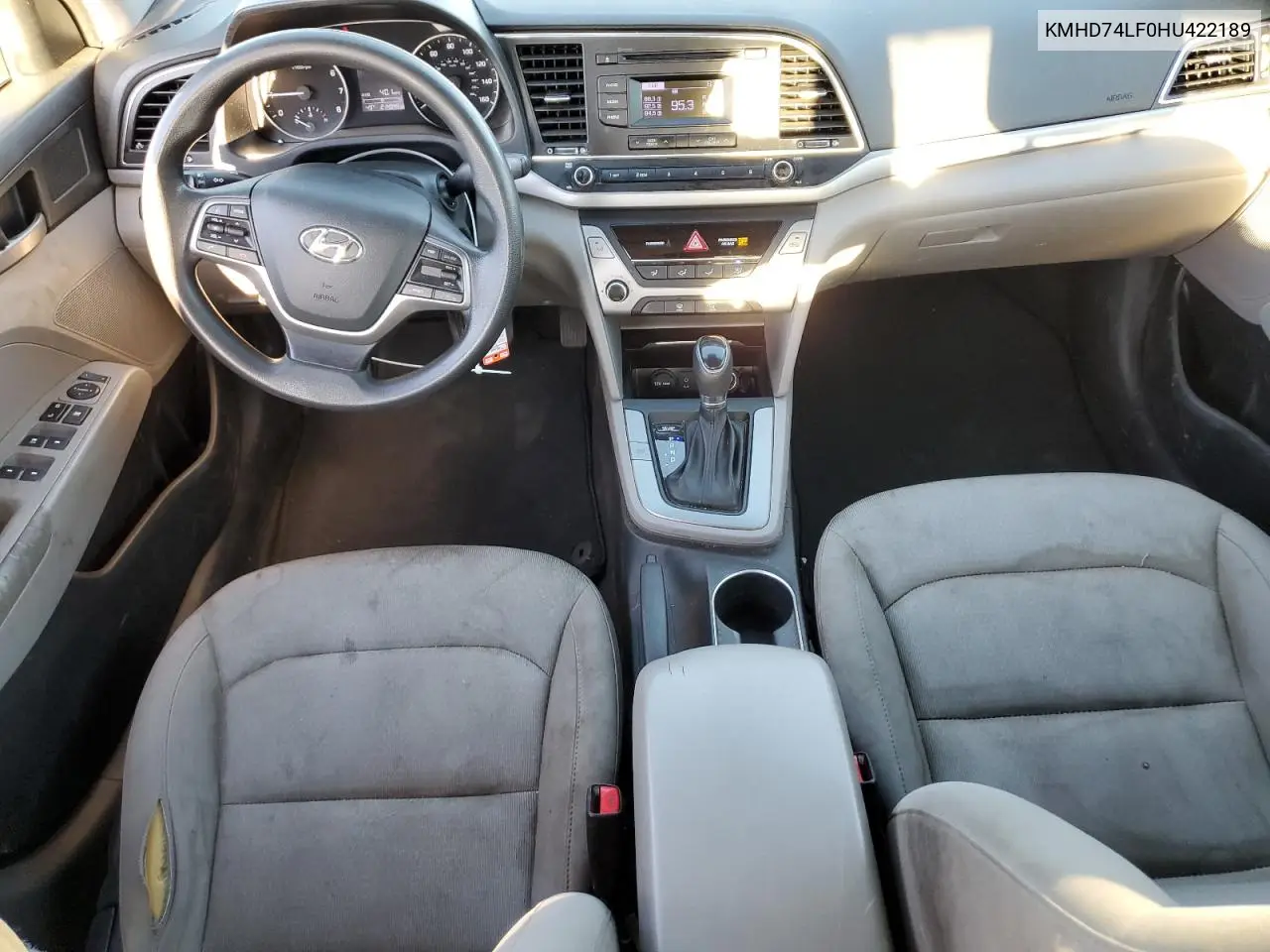 KMHD74LF0HU422189 2017 Hyundai Elantra Se