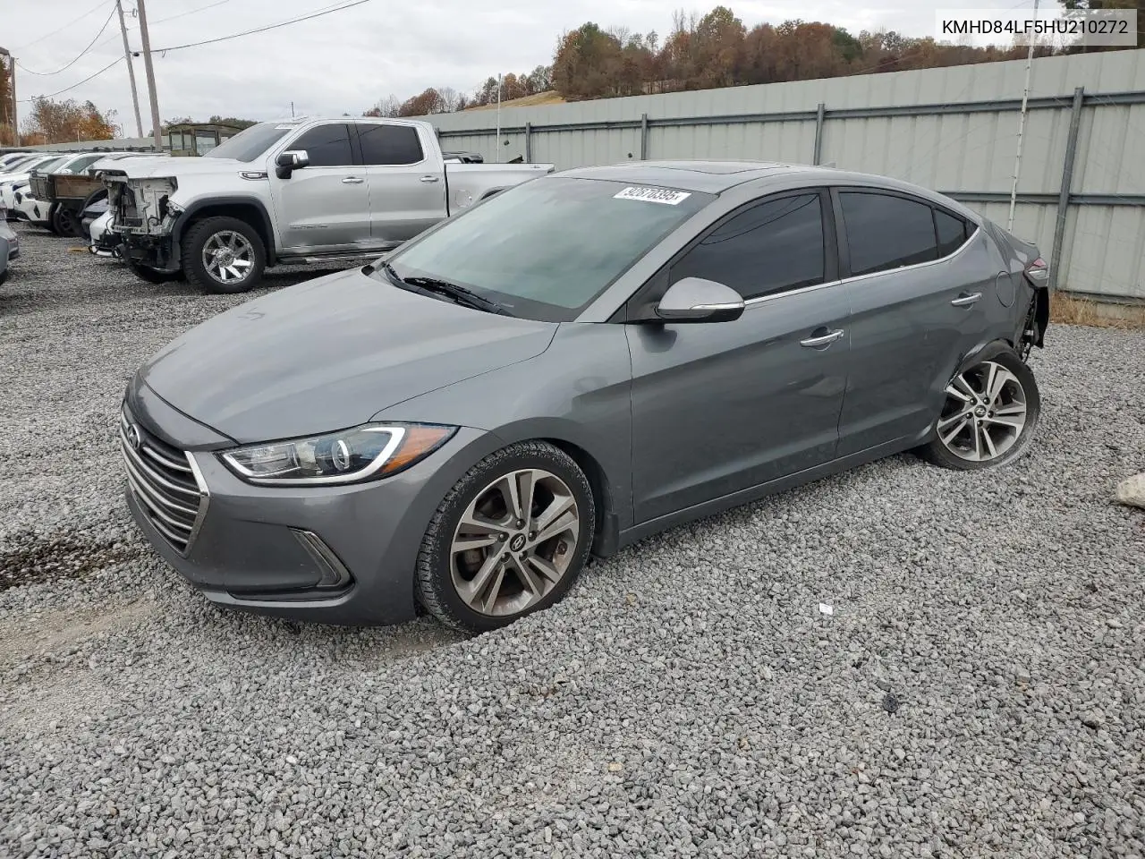 KMHD84LF5HU210272 2017 Hyundai Elantra Se