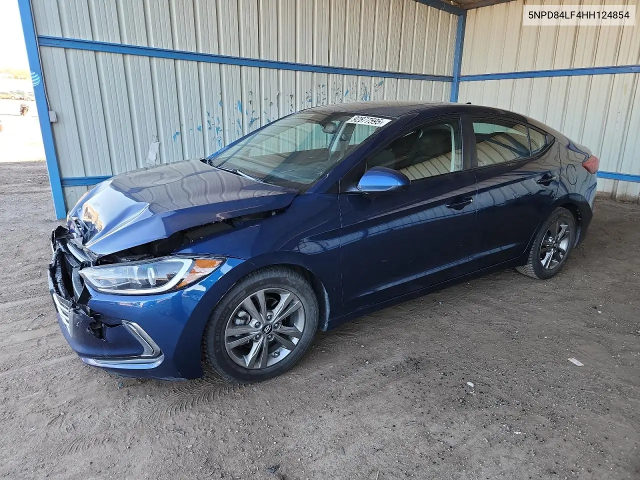 5NPD84LF4HH124854 2017 Hyundai Elantra Se