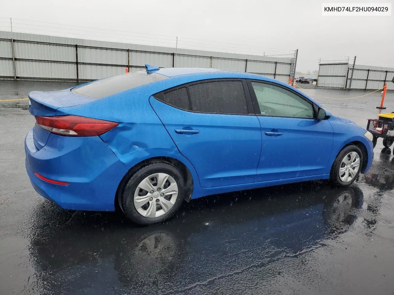 KMHD74LF2HU094029 2017 Hyundai Elantra Se