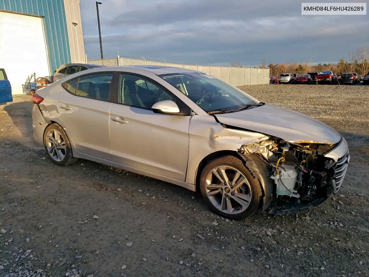 KMHD84LF6HU426289 2017 Hyundai Elantra Se