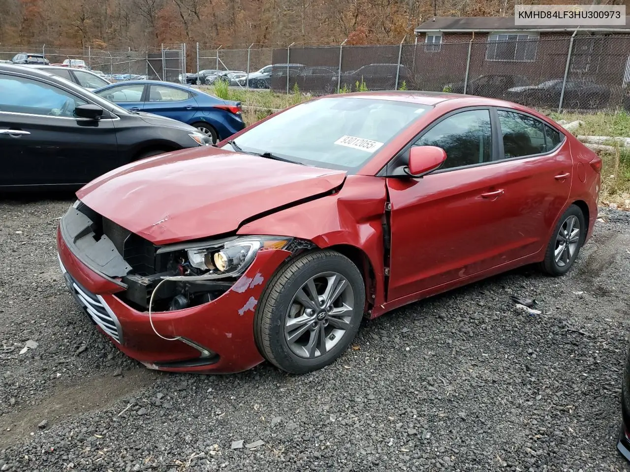 KMHD84LF3HU300973 2017 Hyundai Elantra Se
