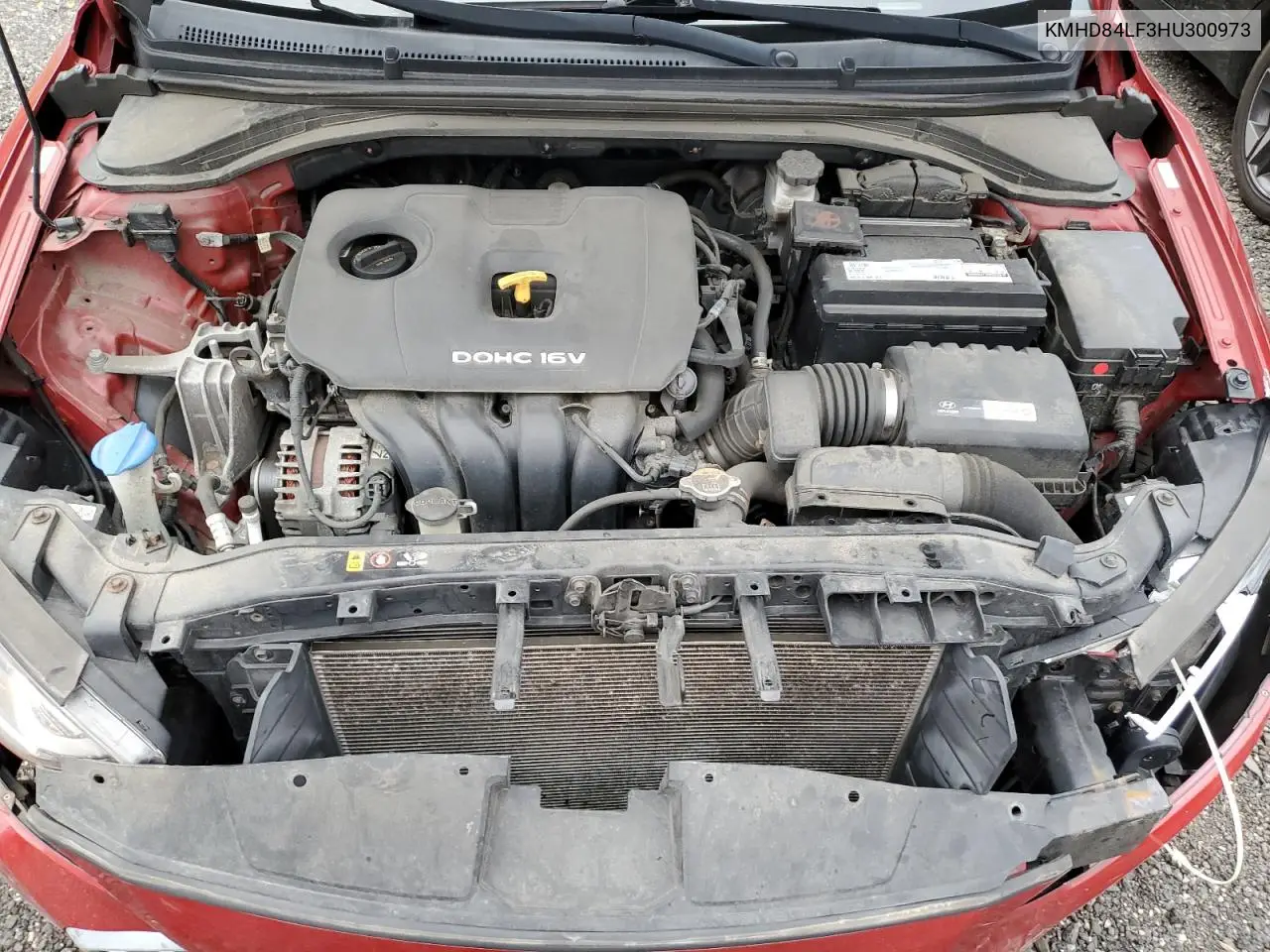 KMHD84LF3HU300973 2017 Hyundai Elantra Se