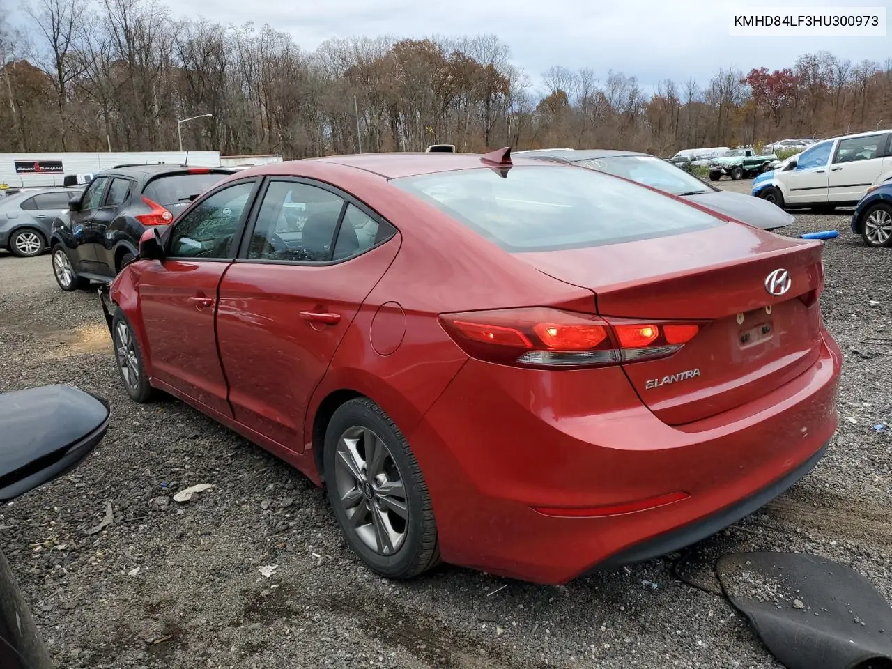 KMHD84LF3HU300973 2017 Hyundai Elantra Se