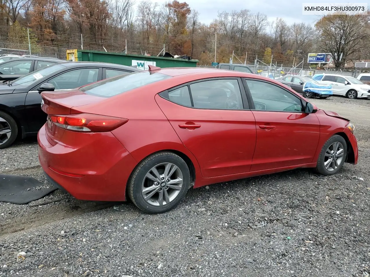 KMHD84LF3HU300973 2017 Hyundai Elantra Se