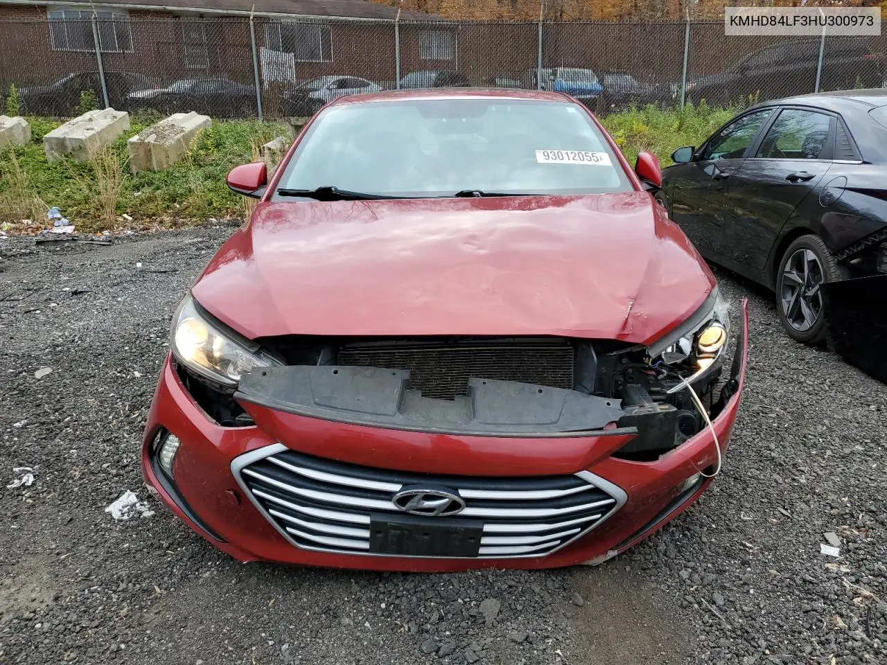 KMHD84LF3HU300973 2017 Hyundai Elantra Se