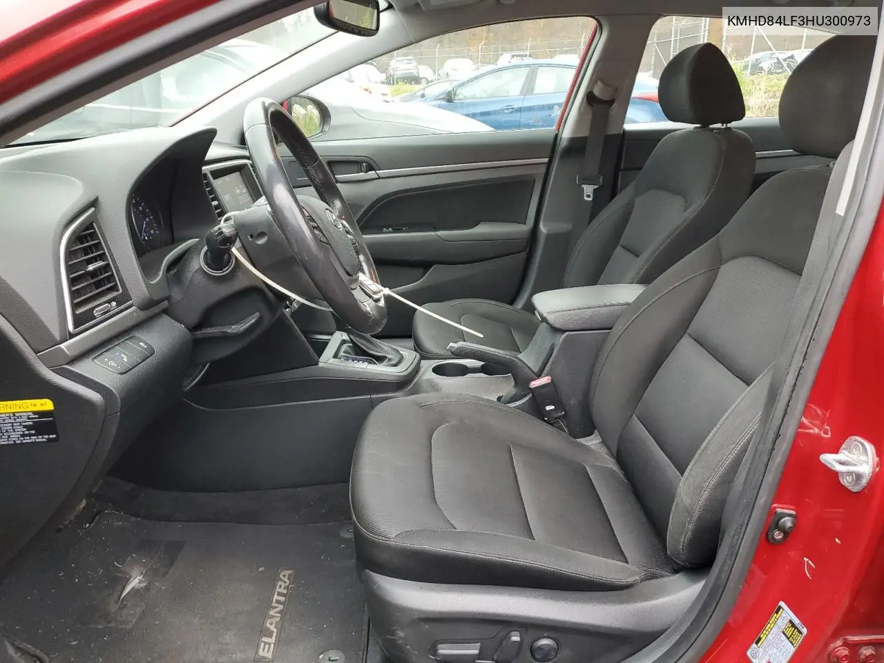 KMHD84LF3HU300973 2017 Hyundai Elantra Se