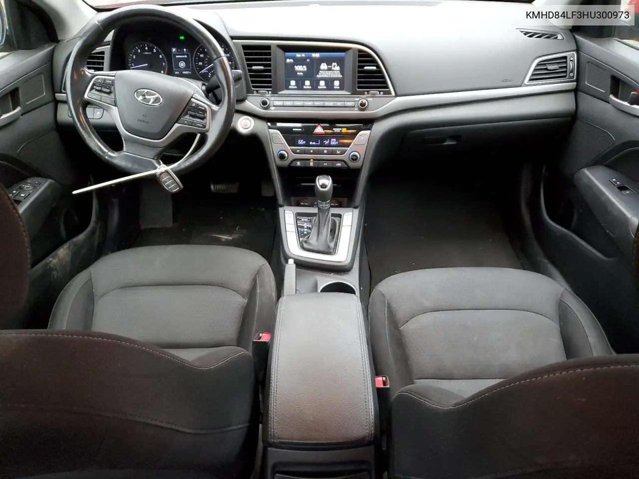 KMHD84LF3HU300973 2017 Hyundai Elantra Se