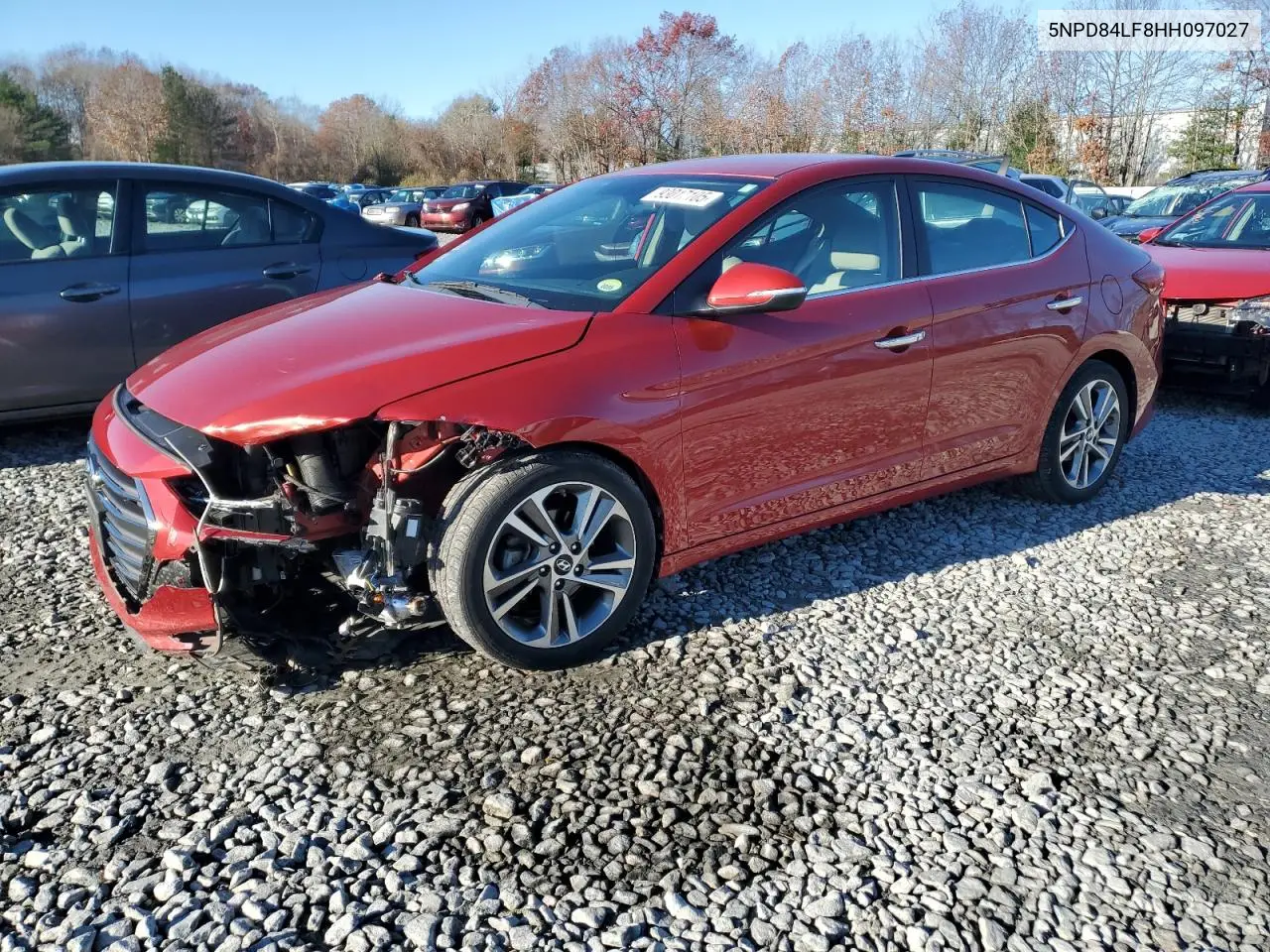 5NPD84LF8HH097027 2017 Hyundai Elantra Se