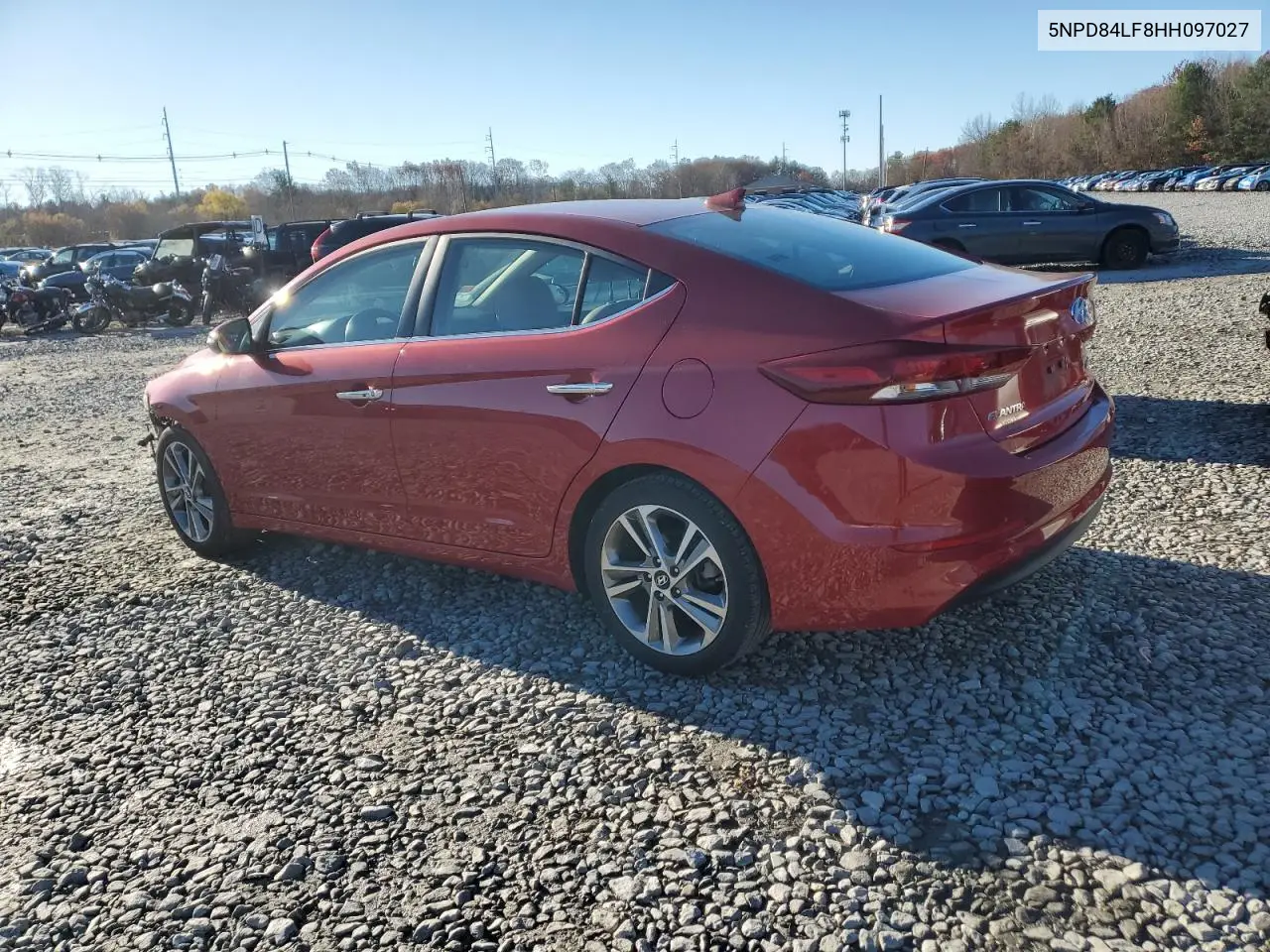 5NPD84LF8HH097027 2017 Hyundai Elantra Se