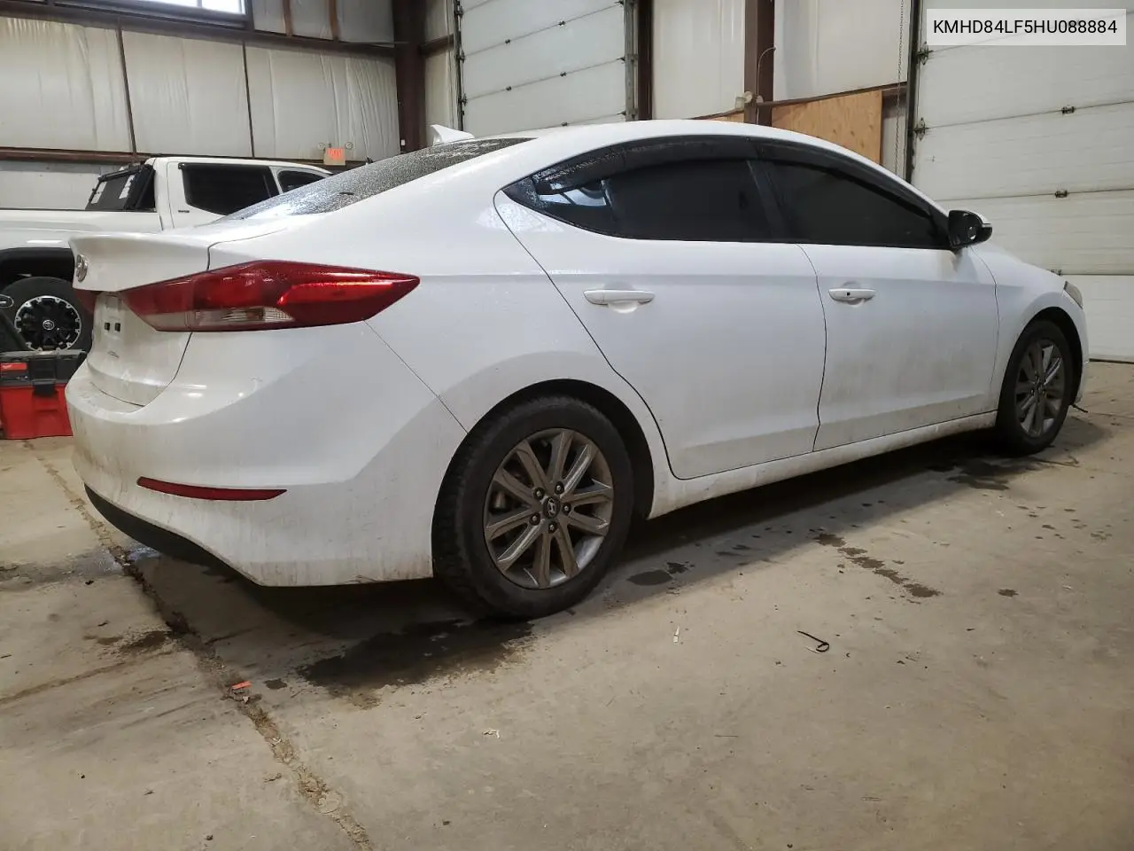 KMHD84LF5HU088884 2017 Hyundai Elantra Se