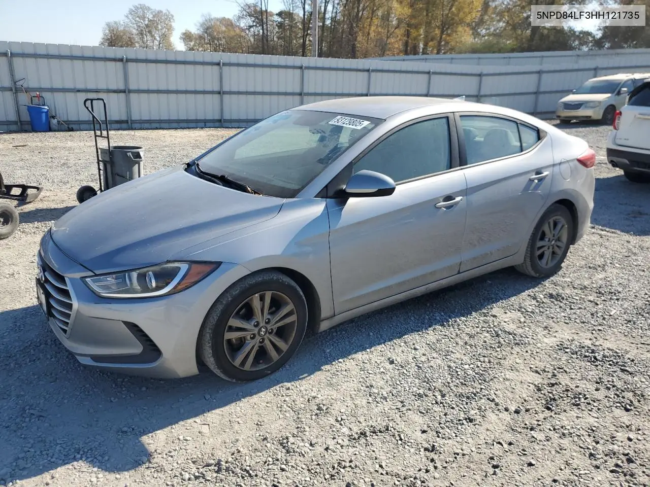 5NPD84LF3HH121735 2017 Hyundai Elantra Se