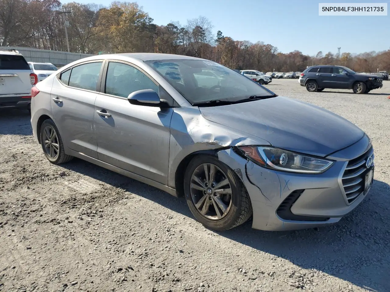 5NPD84LF3HH121735 2017 Hyundai Elantra Se