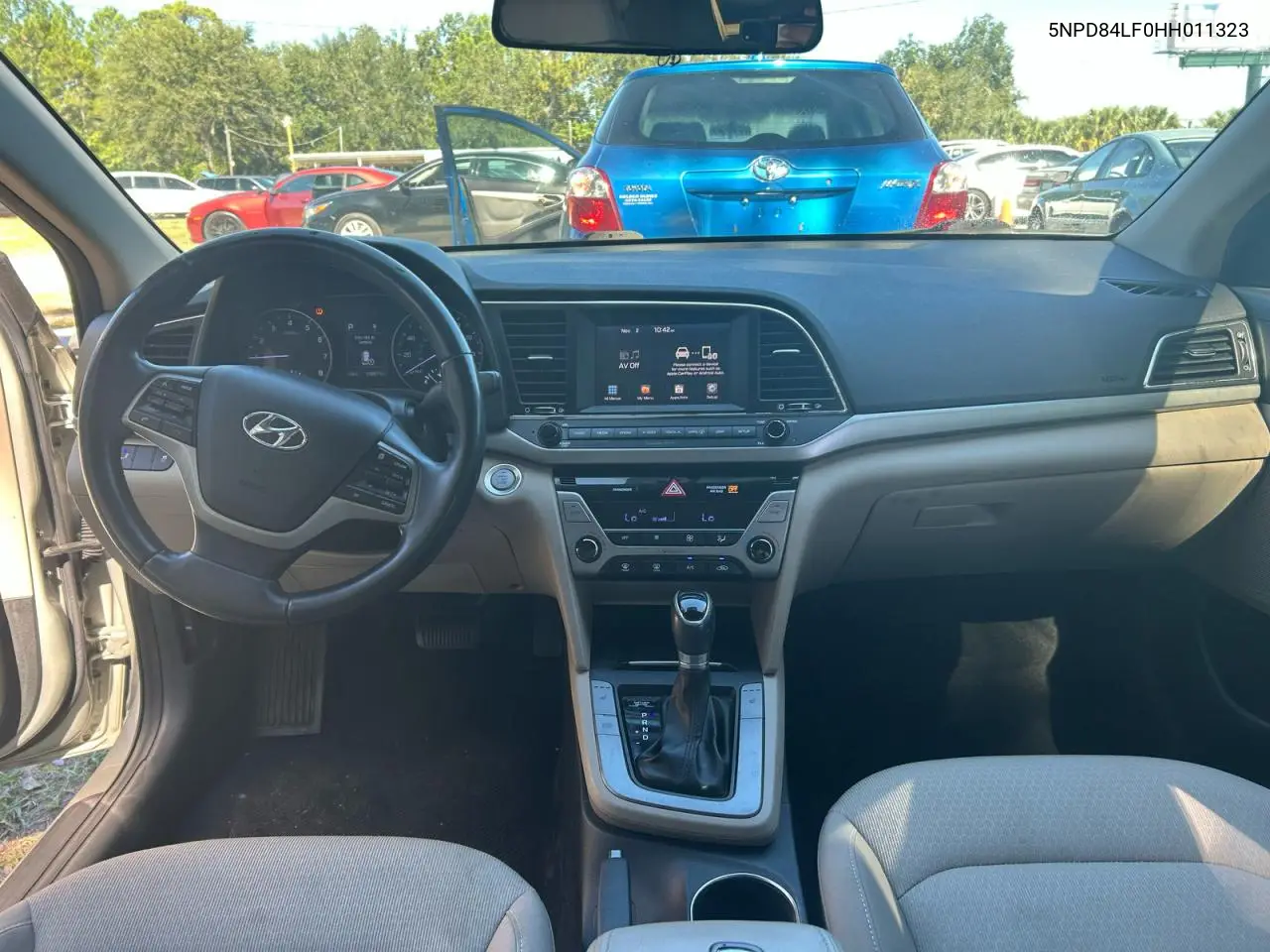 5NPD84LF0HH011323 2017 Hyundai Elantra Se