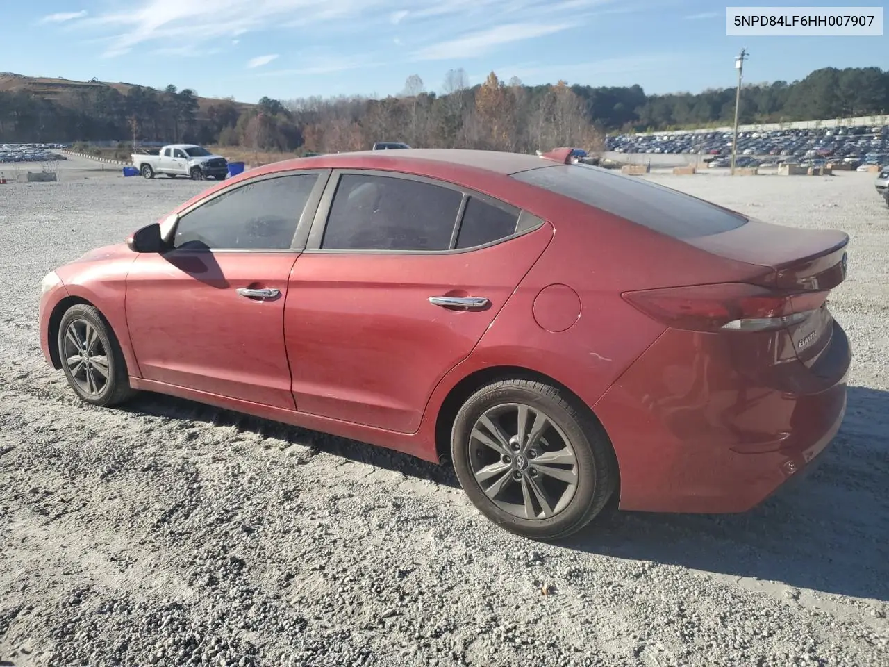 5NPD84LF6HH007907 2017 Hyundai Elantra Se