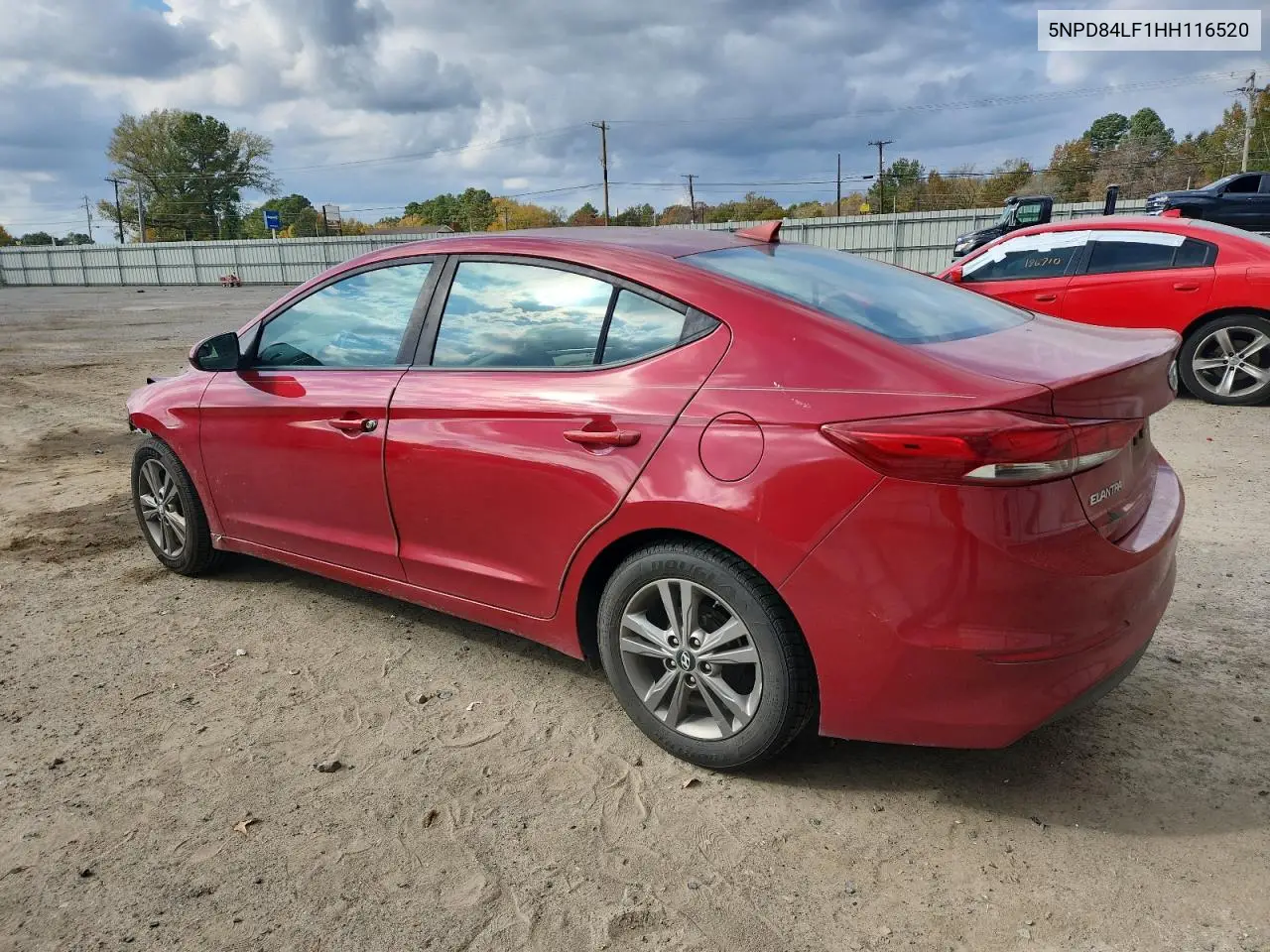 5NPD84LF1HH116520 2017 Hyundai Elantra Se