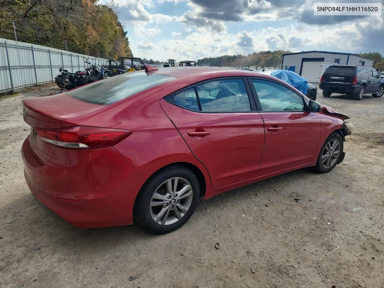 5NPD84LF1HH116520 2017 Hyundai Elantra Se