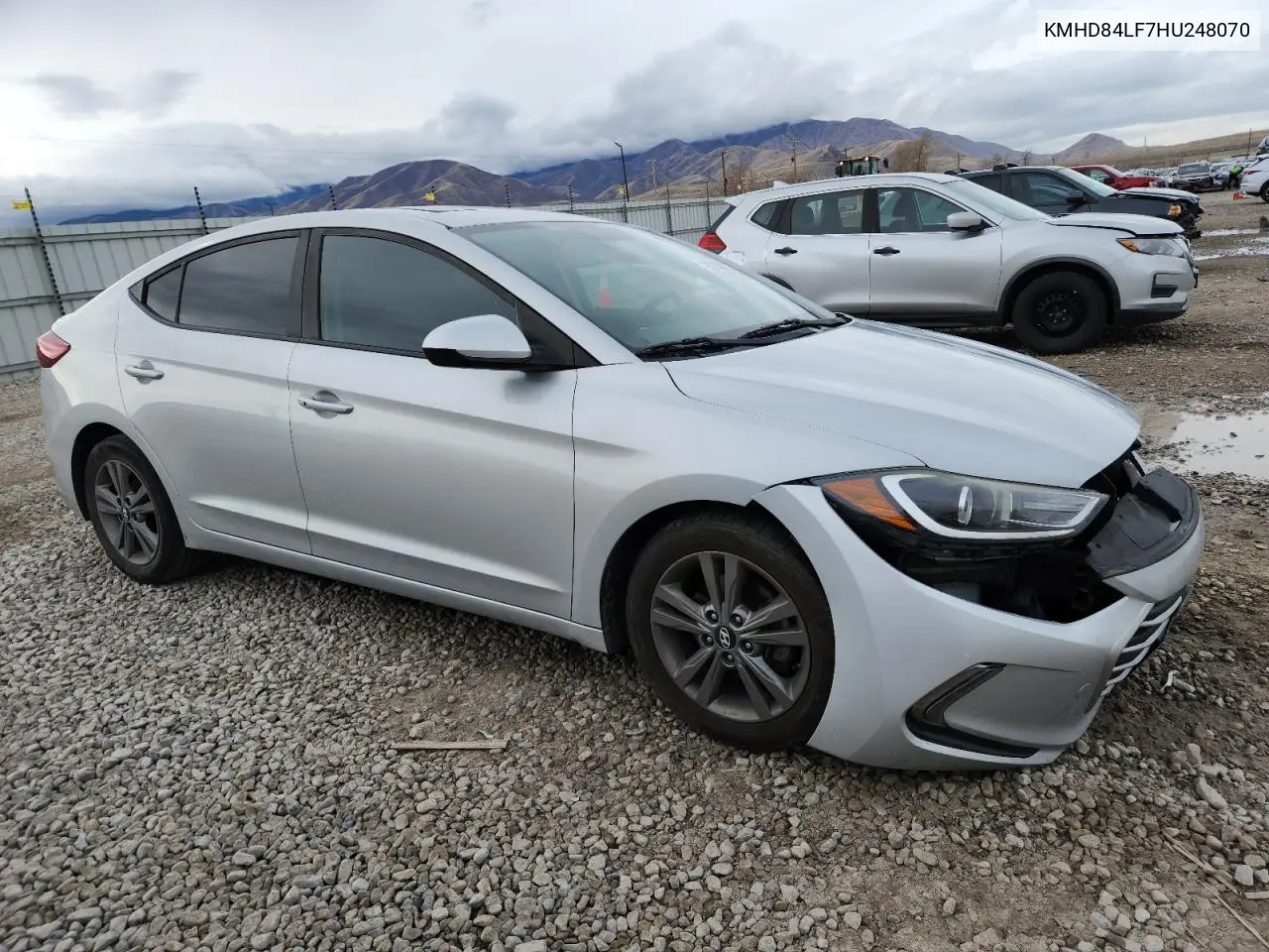 KMHD84LF7HU248070 2017 Hyundai Elantra Se