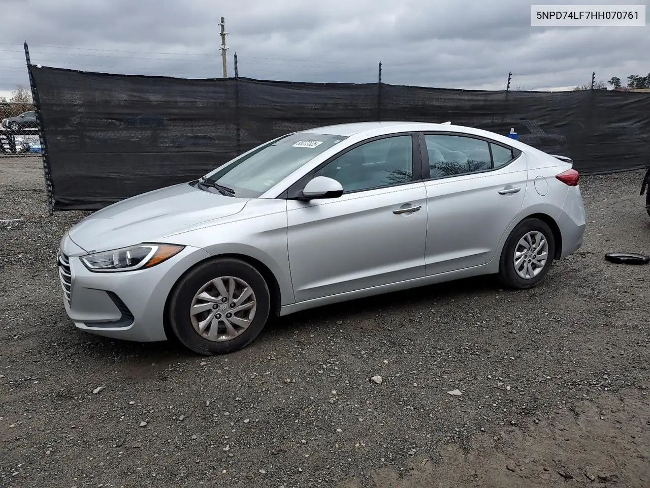 5NPD74LF7HH070761 2017 Hyundai Elantra Se