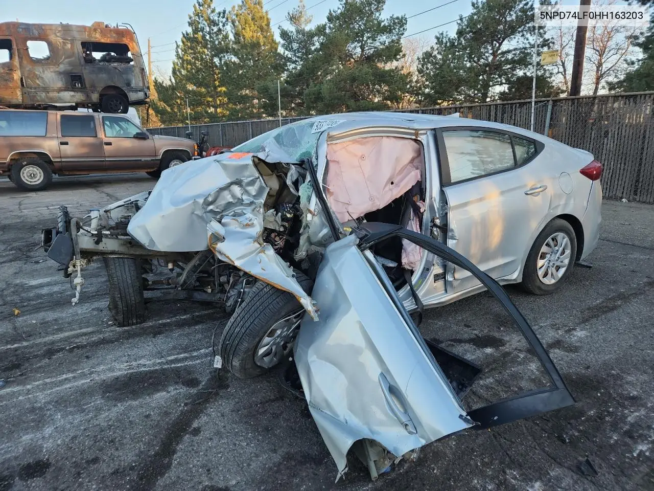 5NPD74LF0HH163203 2017 Hyundai Elantra Se