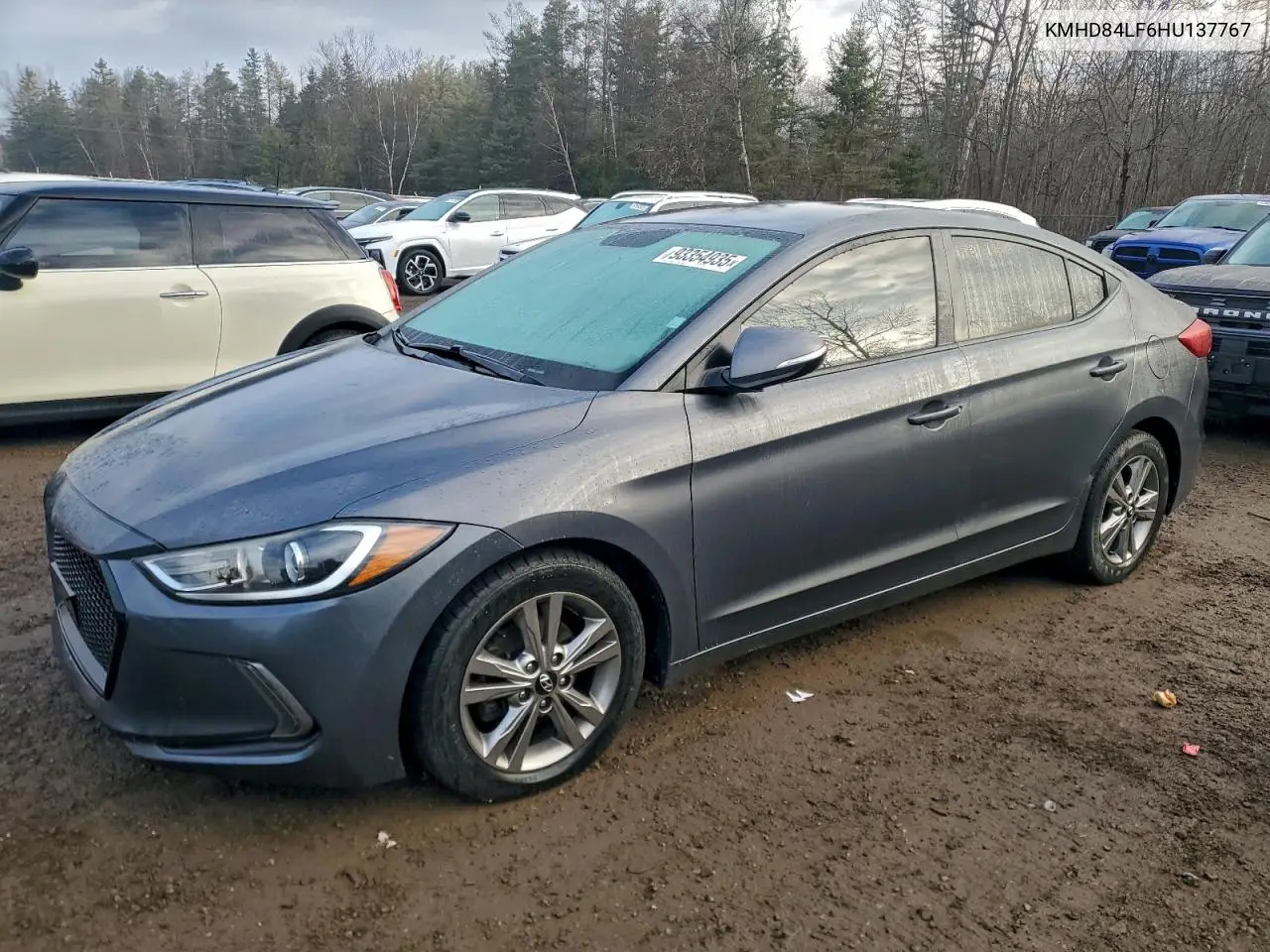 KMHD84LF6HU137767 2017 Hyundai Elantra Se