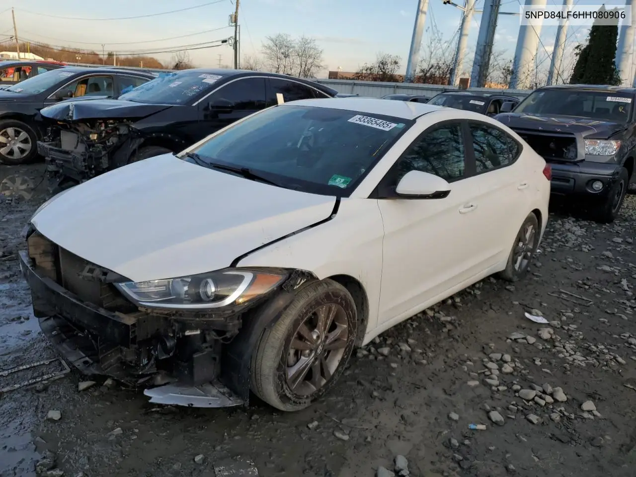 5NPD84LF6HH080906 2017 Hyundai Elantra Se