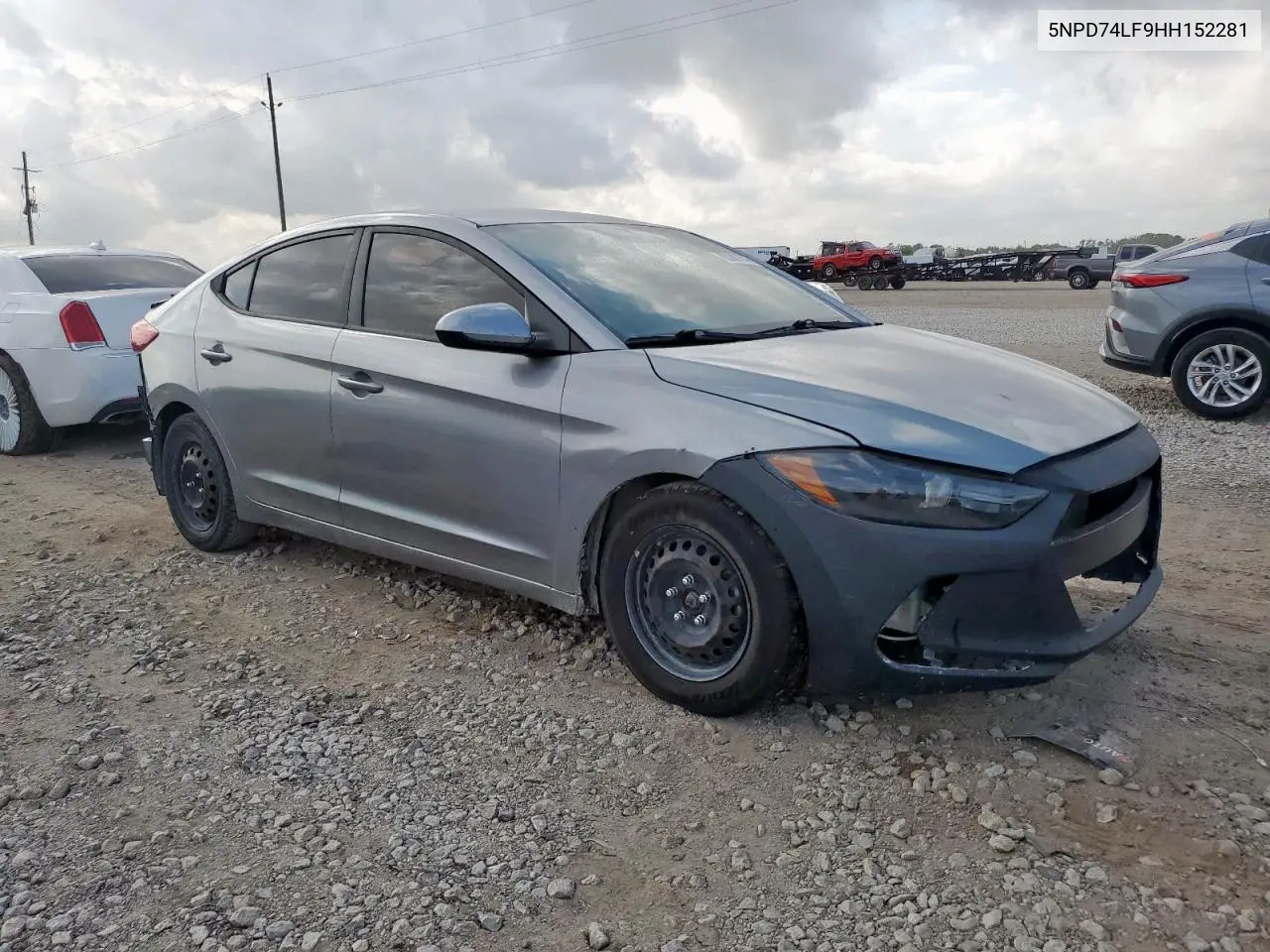 5NPD74LF9HH152281 2017 Hyundai Elantra Se