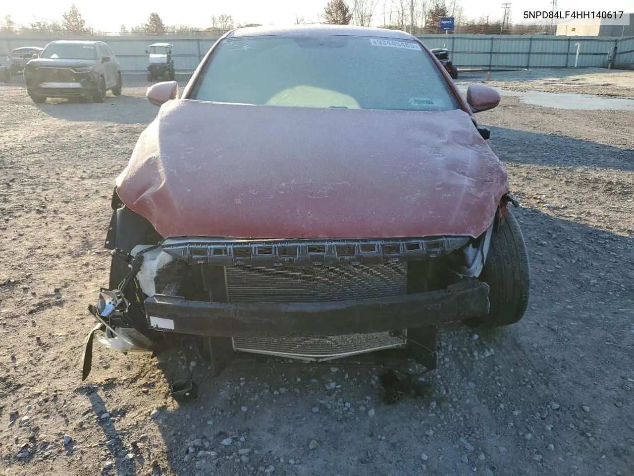 5NPD84LF4HH140617 2017 Hyundai Elantra Se