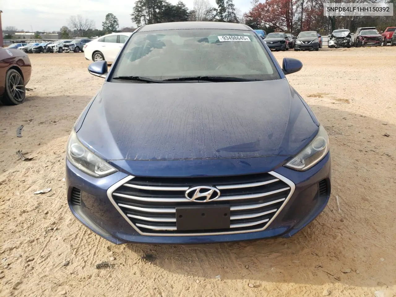 5NPD84LF1HH150392 2017 Hyundai Elantra Se