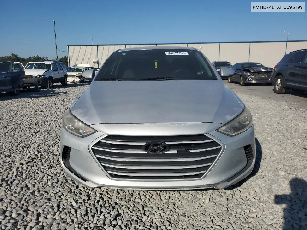KMHD74LFXHU095199 2017 Hyundai Elantra Se