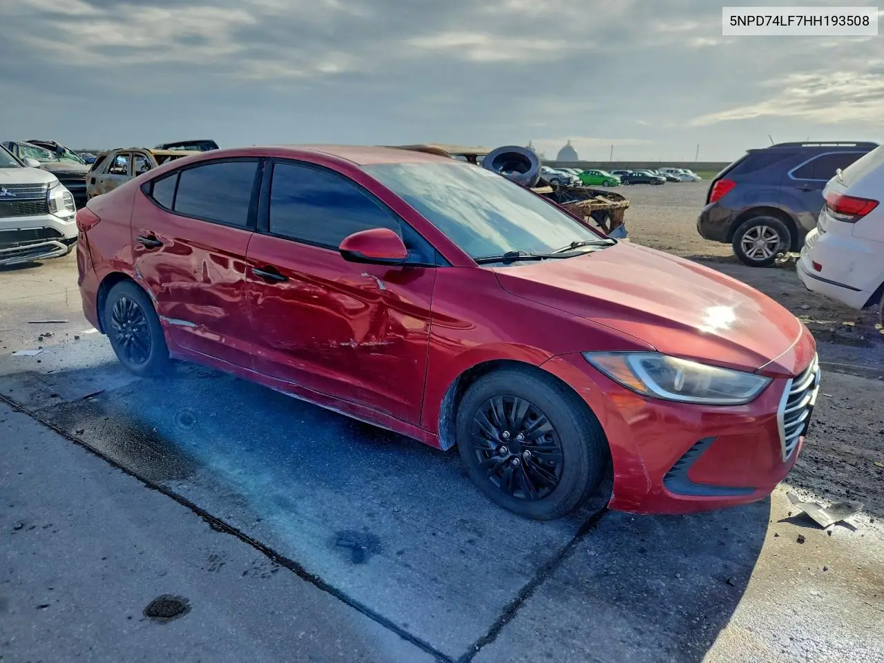 5NPD74LF7HH193508 2017 Hyundai Elantra Se