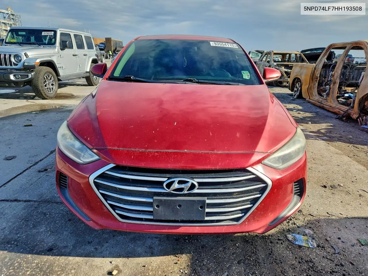 5NPD74LF7HH193508 2017 Hyundai Elantra Se