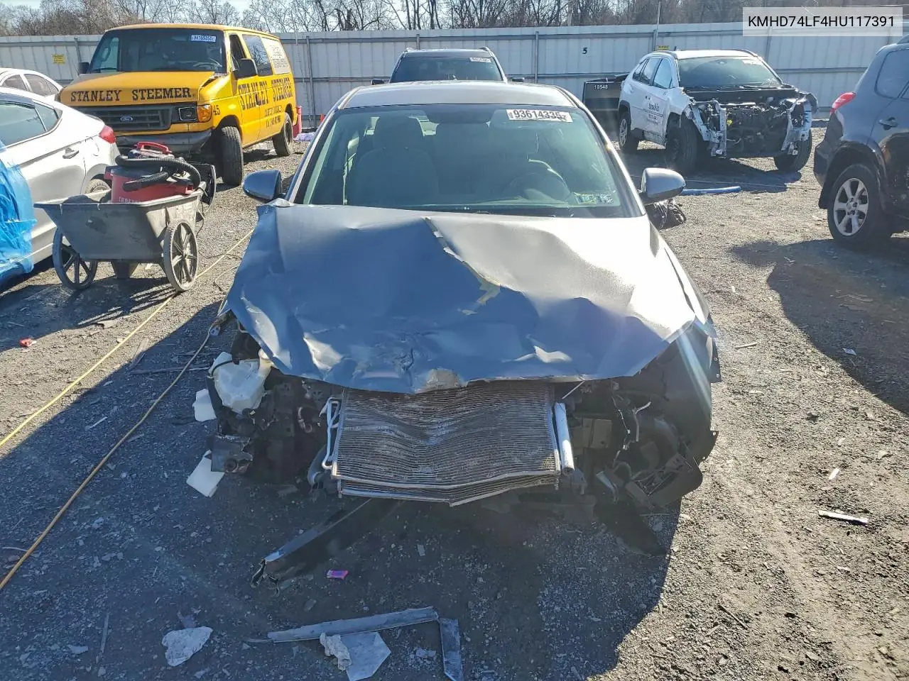 KMHD74LF4HU117391 2017 Hyundai Elantra Se